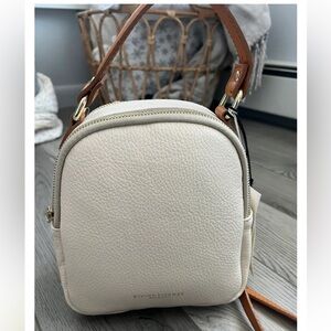 mini cream backpack